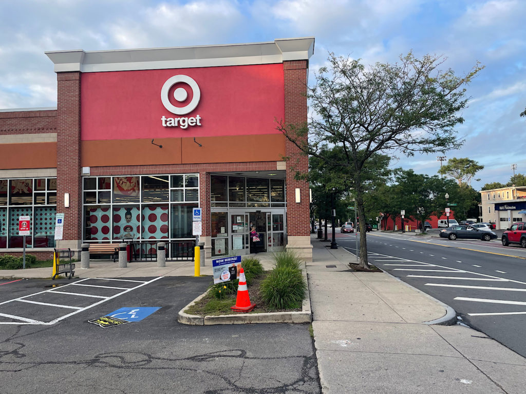A corner store Target in Roslindale, Massachusetts 