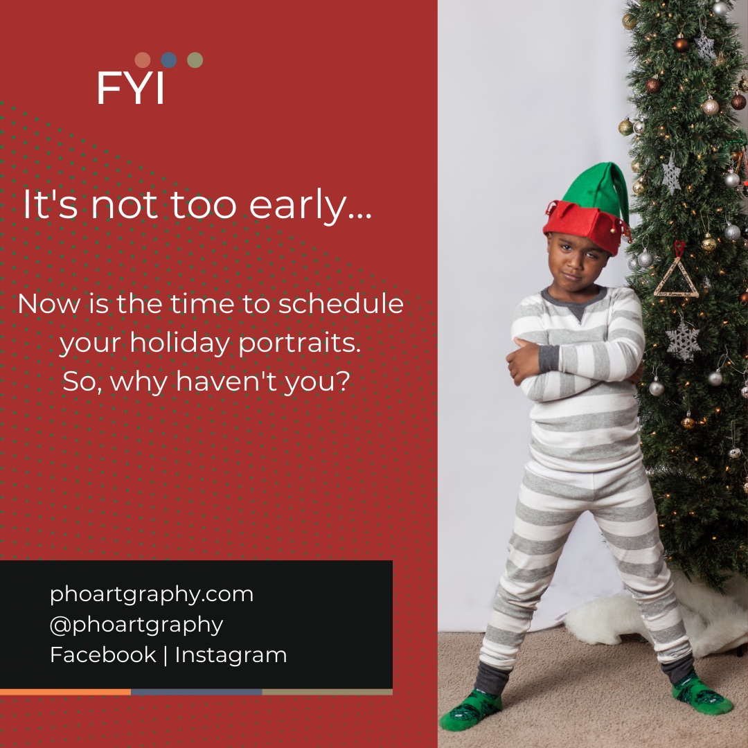 Advertisement with little boy in pajamas and elf hat